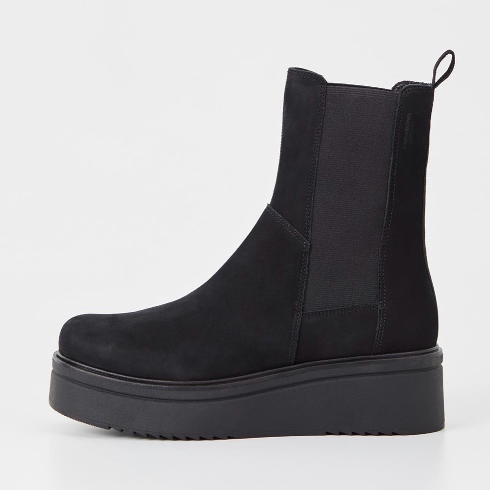 Vagabond Tara Platform Chelsea Boot Black